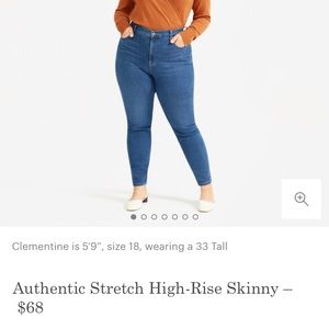 Everlane Authentic Stretch High-Rise Skinny